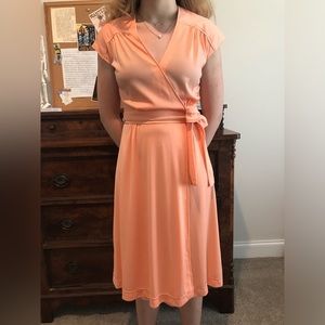 Vintage peach dress